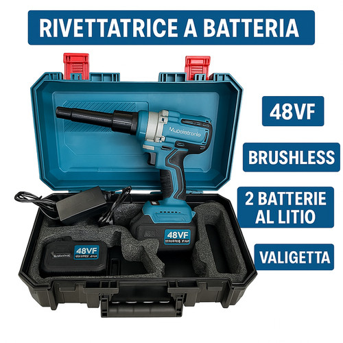 Kit rivettatrice batteria - a,