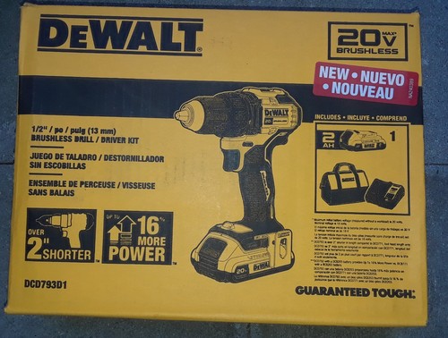 Dewalt dcd793d1 20v max kit - dcd793d1,