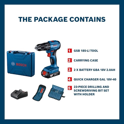 Bosch gsb 185 18v - gsb, 185-li